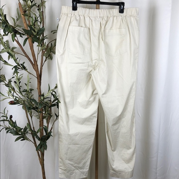 Melrose and Market 100% Cotton Pleated Chinos in Cream Sz XL (B5) - Picture 4 of 8